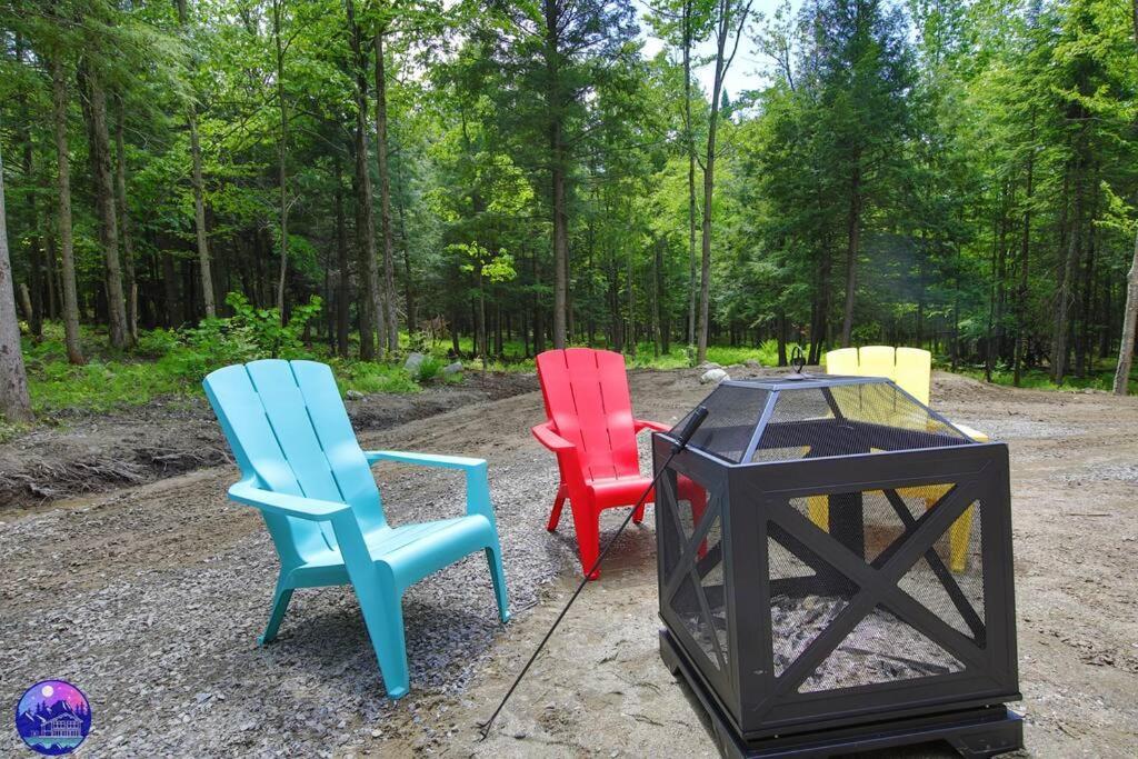 Chalet Deschamps- Spa- Chien Accepte- Nature- Estrie Mansonville Exterior foto
